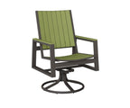 Vida Poly Swivel Rocker Dining Chair Dining Chairs Rockwood Outdoor Furniture 