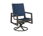 Vida Poly Swivel Rocker Dining Chair Dining Chairs Rockwood Outdoor Furniture 