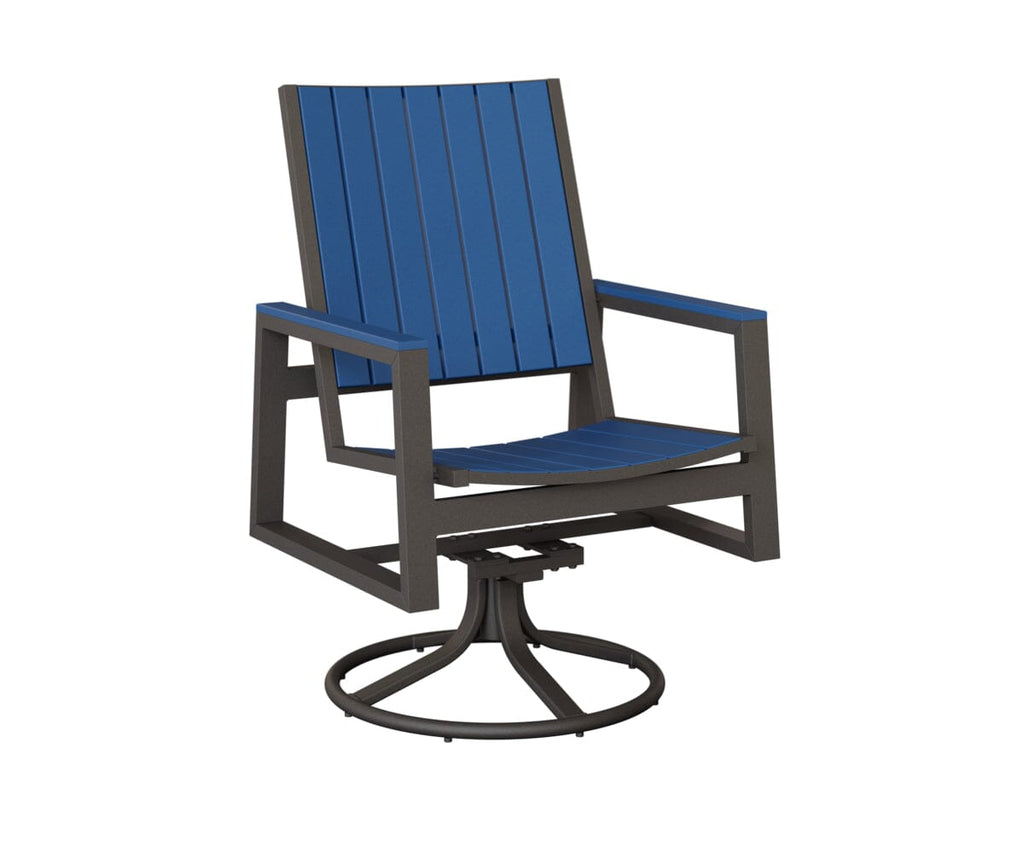 Vida Poly Swivel Rocker Dining Chair Dining Chairs Rockwood Outdoor Furniture 