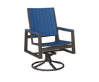 Vida Poly Swivel Rocker Dining Chair Dining Chairs Rockwood Outdoor Furniture 