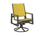 Vida Poly Swivel Rocker Dining Chair Dining Chairs Rockwood Outdoor Furniture 