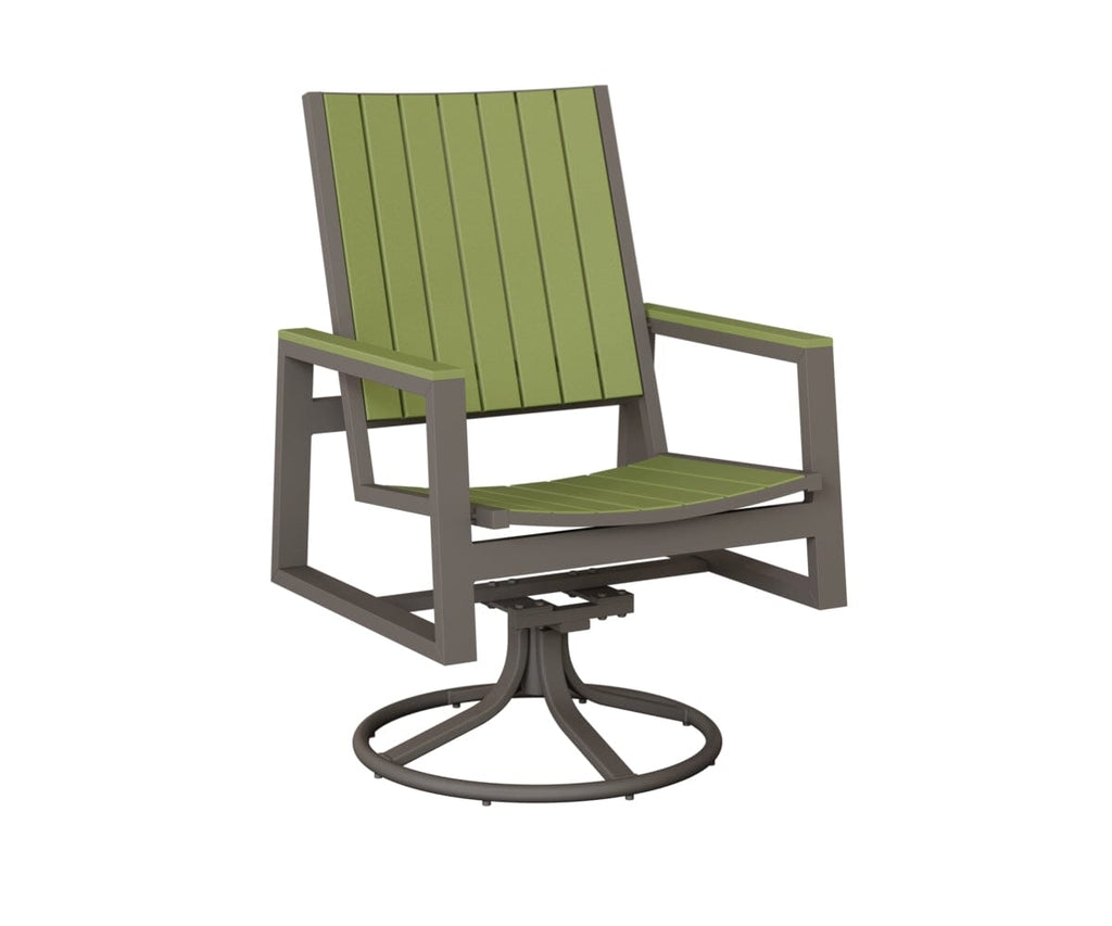 Vida Poly Swivel Rocker Dining Chair Dining Chairs Rockwood Outdoor Furniture 
