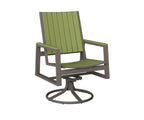 Vida Poly Swivel Rocker Dining Chair Dining Chairs Rockwood Outdoor Furniture 