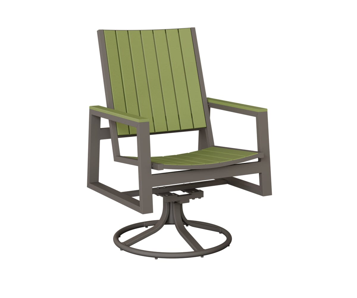 Vida Poly Swivel Rocker Dining Chair Dining Chairs Rockwood Outdoor Furniture 