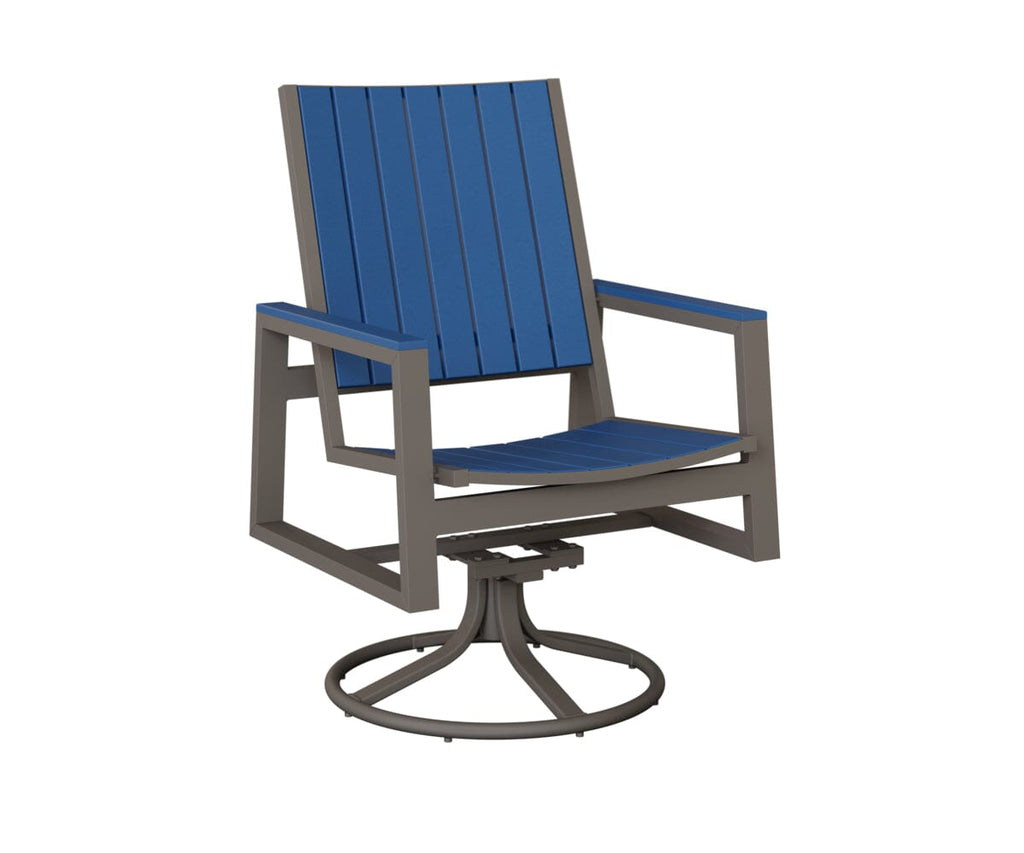 Vida Poly Swivel Rocker Dining Chair Dining Chairs Rockwood Outdoor Furniture 