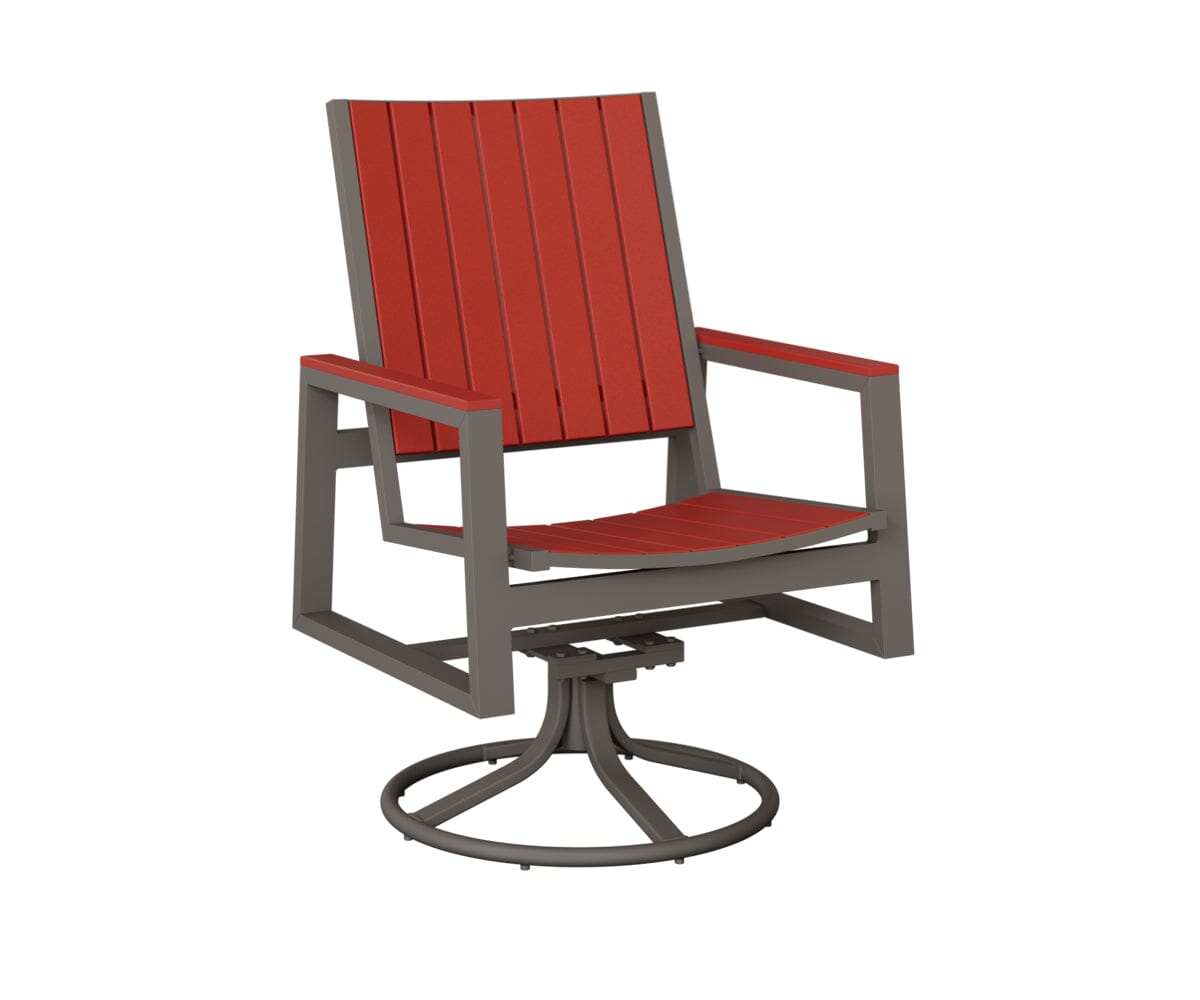 Vida Poly Swivel Rocker Dining Chair Dining Chairs Rockwood Outdoor Furniture 