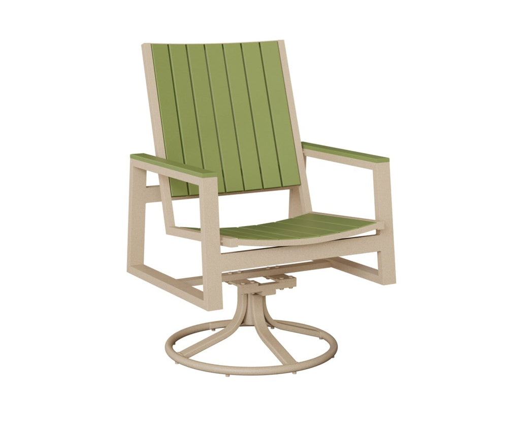 Vida Poly Swivel Rocker Dining Chair Dining Chairs Rockwood Outdoor Furniture 