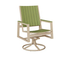 Vida Poly Swivel Rocker Dining Chair Dining Chairs Rockwood Outdoor Furniture 