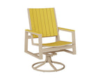Vida Poly Swivel Rocker Dining Chair Dining Chairs Rockwood Outdoor Furniture 