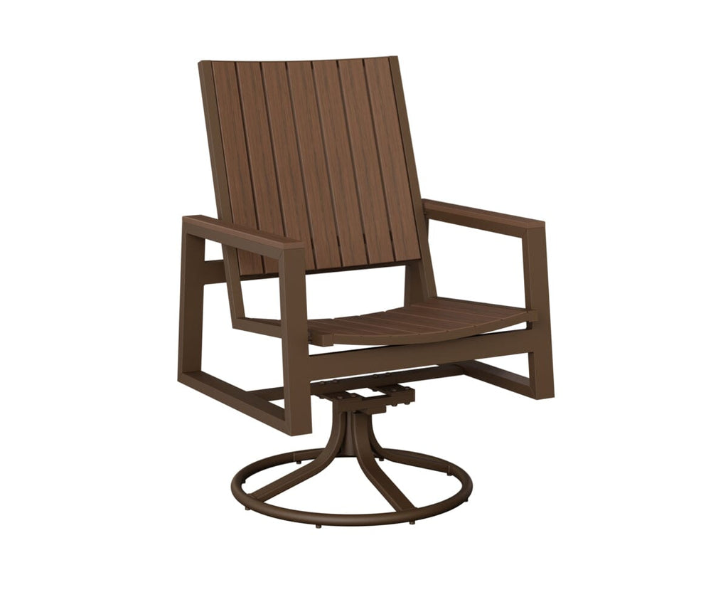 Vida Poly Swivel Rocker Dining Chair Rockwood Outdoor Furniture 