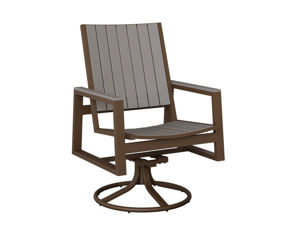 Vida Poly Swivel Rocker Dining Chair Dining Chairs Rockwood Outdoor Furniture 