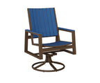 Vida Poly Swivel Rocker Dining Chair Dining Chairs Rockwood Outdoor Furniture 