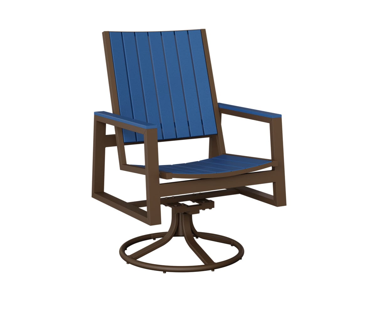 Vida Poly Swivel Rocker Dining Chair Dining Chairs Rockwood Outdoor Furniture 