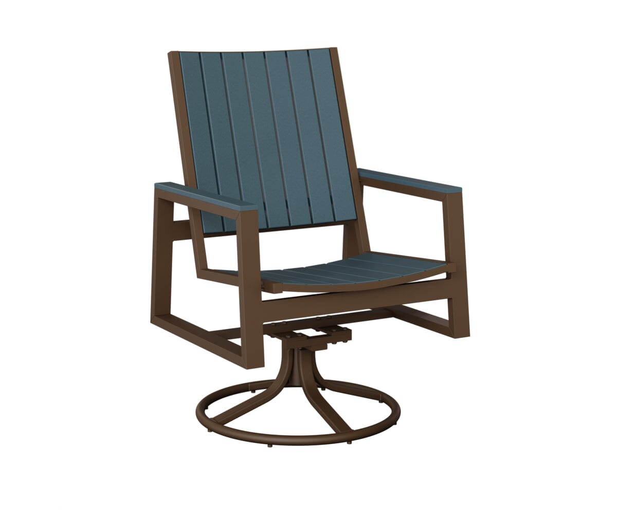 Vida Poly Swivel Rocker Dining Chair Dining Chairs Rockwood Outdoor Furniture 