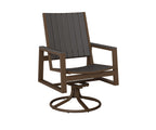 Vida Poly Swivel Rocker Dining Chair Dining Chairs Rockwood Outdoor Furniture 