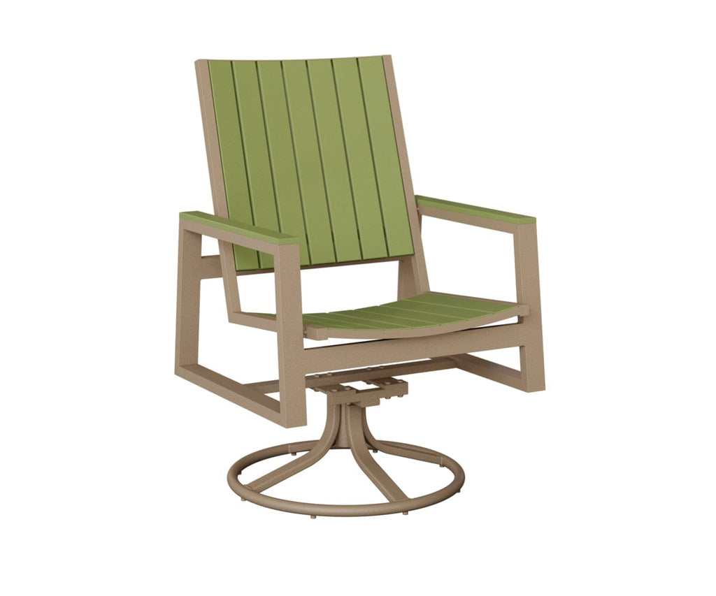 Vida Poly Swivel Rocker Dining Chair Dining Chairs Rockwood Outdoor Furniture 