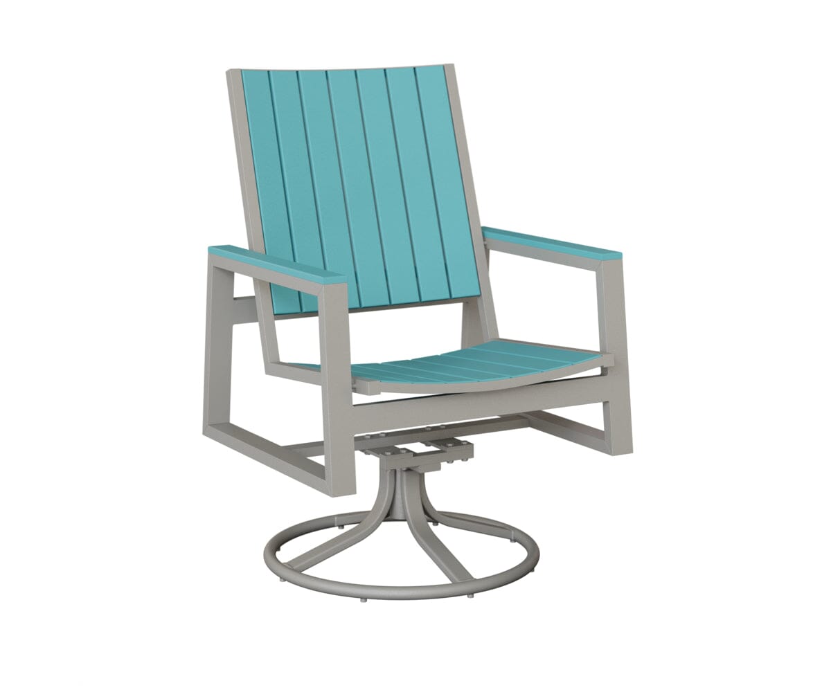 Vida Poly Swivel Rocker Dining Chair Dining Chairs Rockwood Outdoor Furniture 