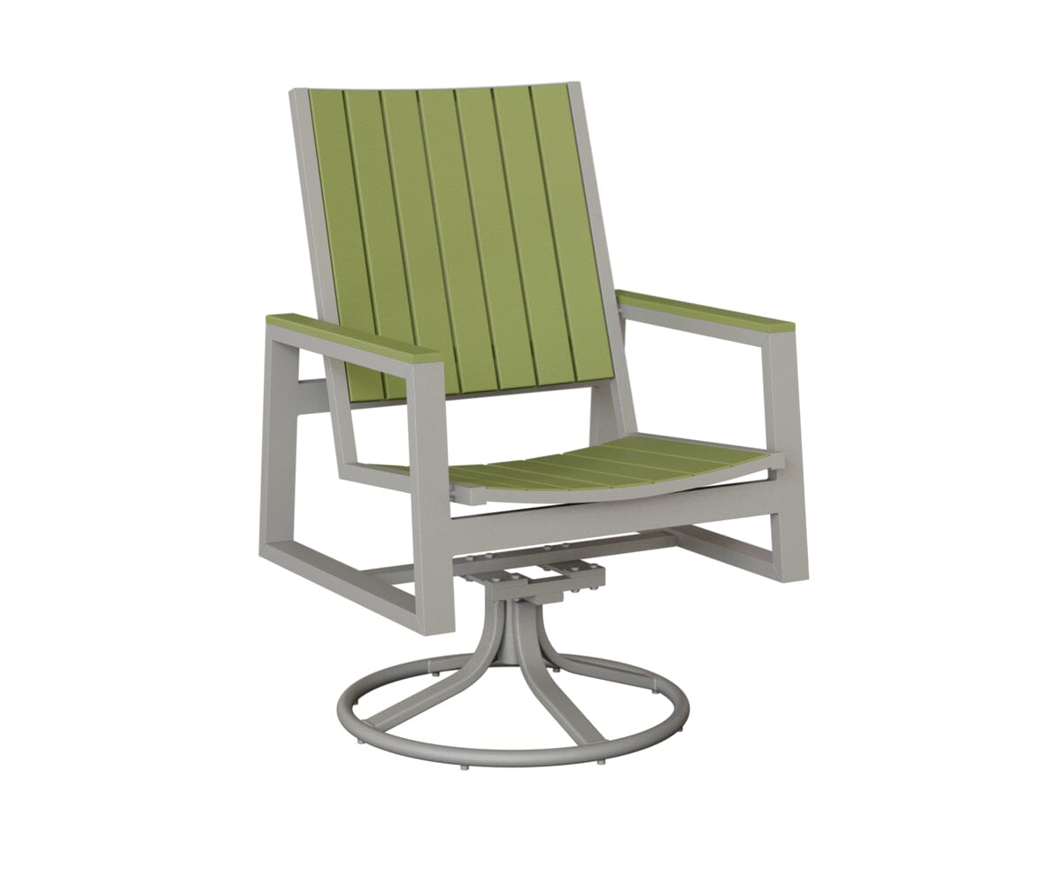 Vida Poly Swivel Rocker Dining Chair Dining Chairs Rockwood Outdoor Furniture 