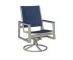 Vida Poly Swivel Rocker Dining Chair Dining Chairs Rockwood Outdoor Furniture 