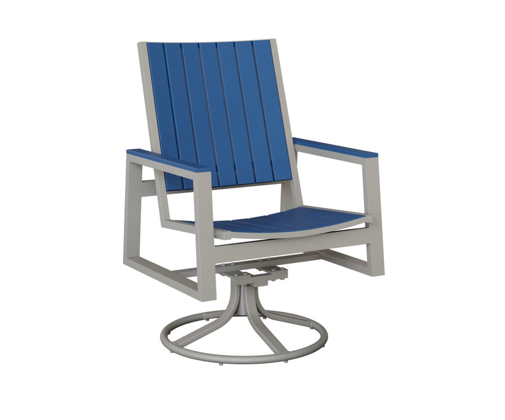 Vida Poly Swivel Rocker Dining Chair Dining Chairs Rockwood Outdoor Furniture 