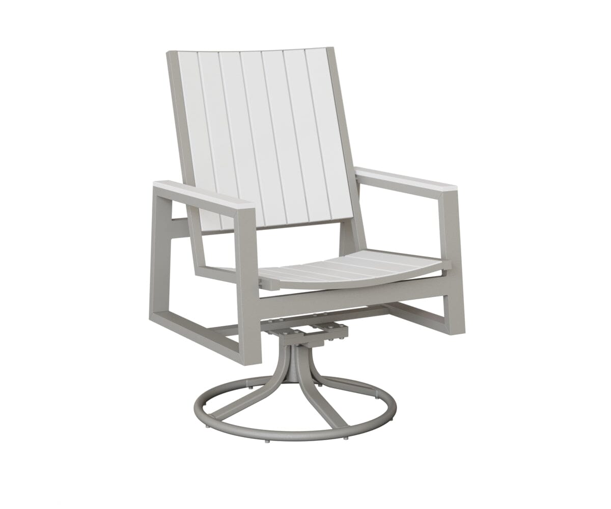 Vida Poly Swivel Rocker Dining Chair Dining Chairs Rockwood Outdoor Furniture 