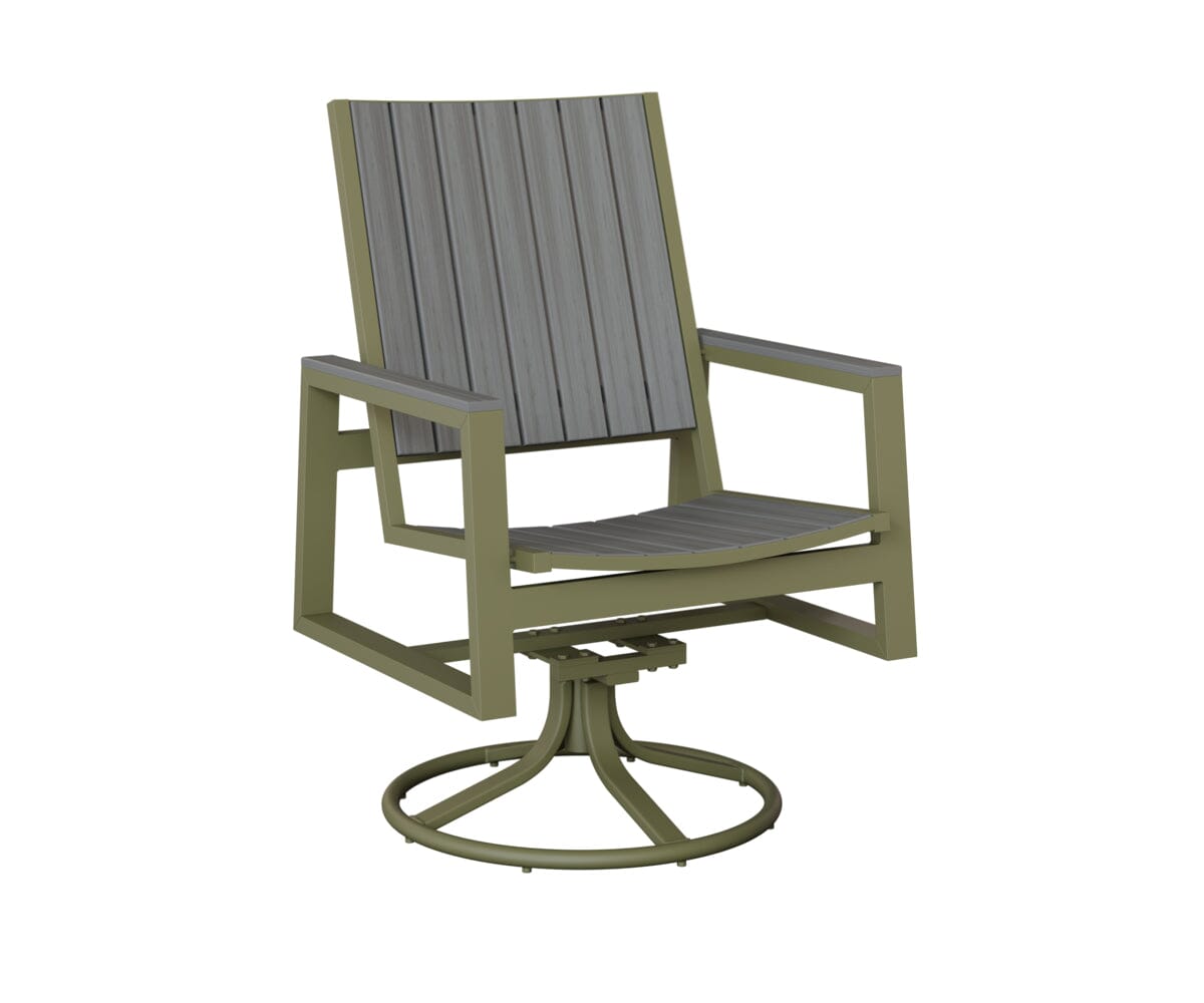 Vida Poly Swivel Rocker Dining Chair Dining Chairs Rockwood Outdoor Furniture 
