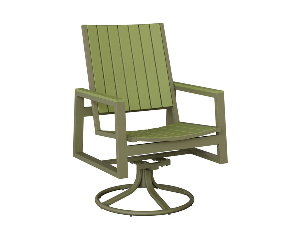 Vida Poly Swivel Rocker Dining Chair Dining Chairs Rockwood Outdoor Furniture 
