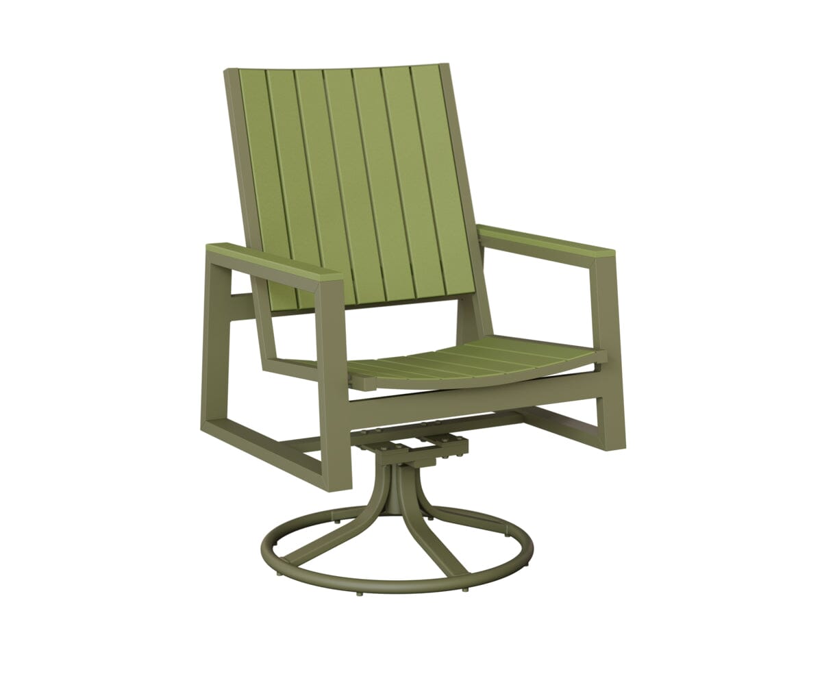 Vida Poly Swivel Rocker Dining Chair Dining Chairs Rockwood Outdoor Furniture 