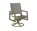Vida Poly Swivel Rocker Dining Chair Dining Chairs Rockwood Outdoor Furniture 