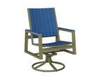 Vida Poly Swivel Rocker Dining Chair Dining Chairs Rockwood Outdoor Furniture 