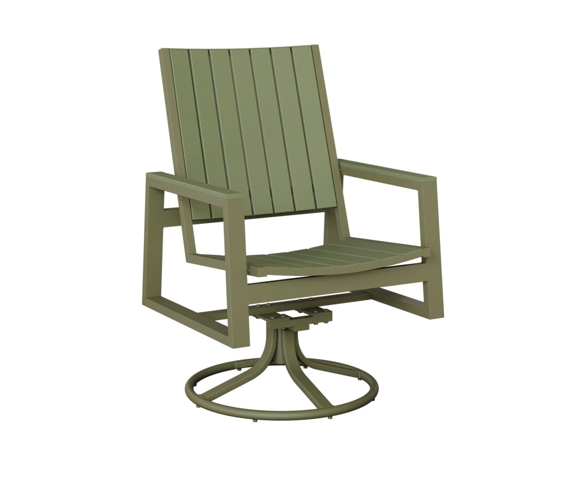 Vida Poly Swivel Rocker Dining Chair Dining Chairs Rockwood Outdoor Furniture 