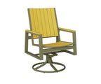 Vida Poly Swivel Rocker Dining Chair Dining Chairs Rockwood Outdoor Furniture 