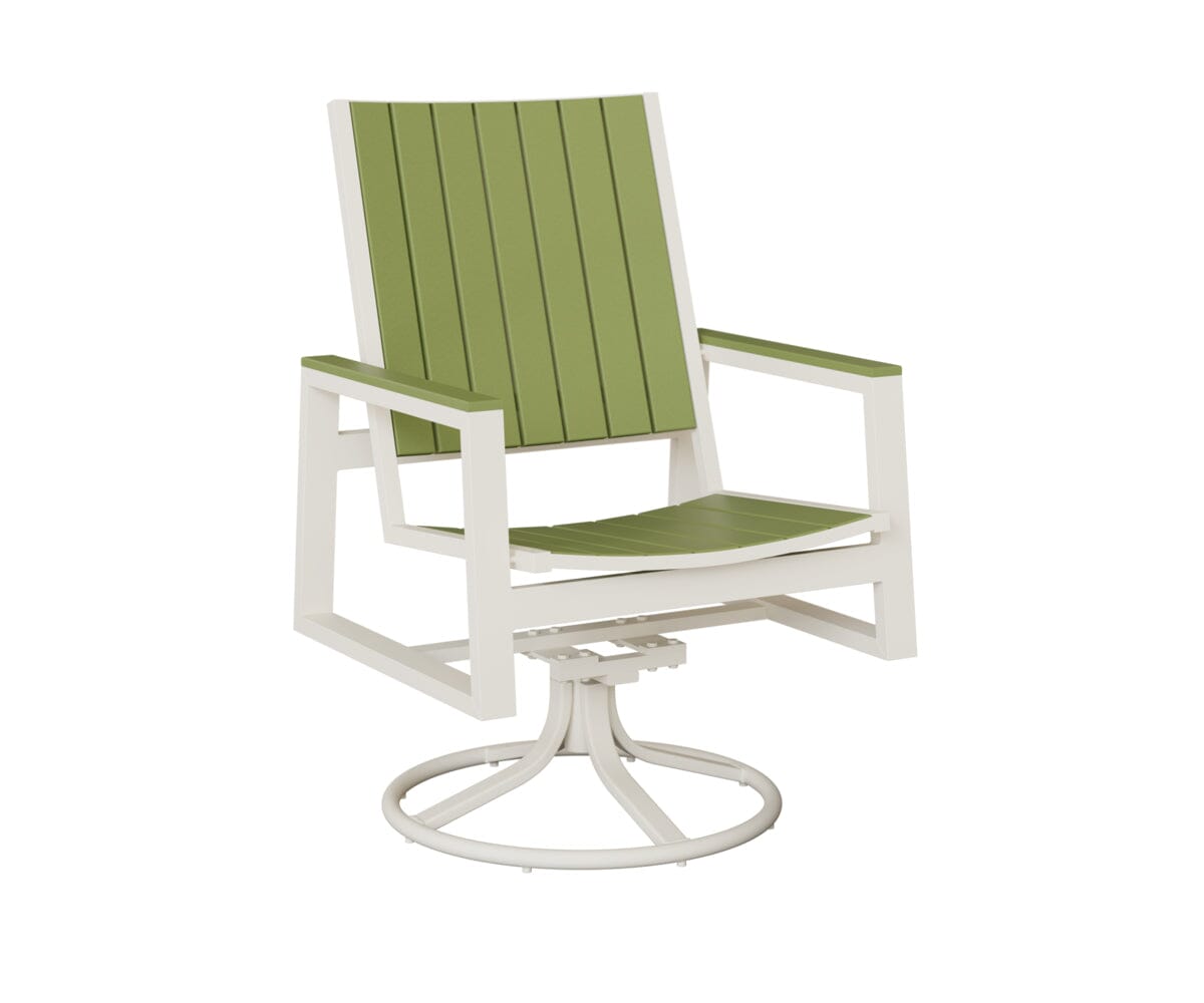 Vida Poly Swivel Rocker Dining Chair Dining Chairs Rockwood Outdoor Furniture 