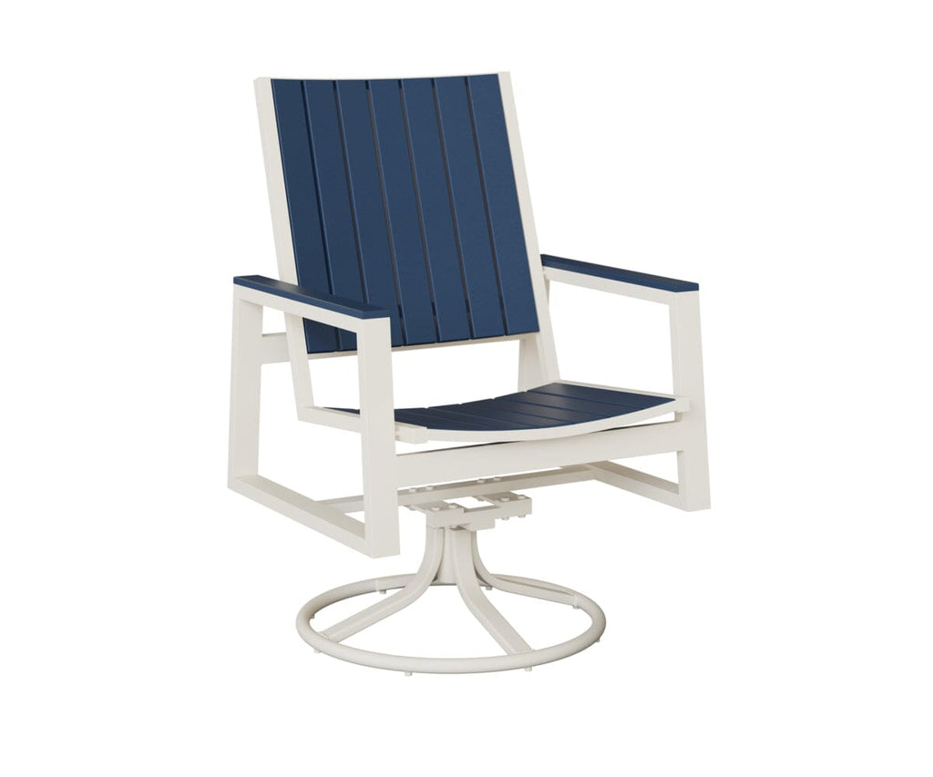 Vida Poly Swivel Rocker Dining Chair Dining Chairs Rockwood Outdoor Furniture 