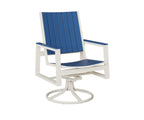 Vida Poly Swivel Rocker Dining Chair Dining Chairs Rockwood Outdoor Furniture 