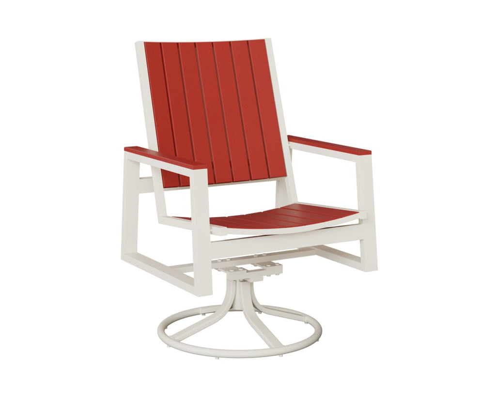 Vida Poly Swivel Rocker Dining Chair Dining Chairs Rockwood Outdoor Furniture 