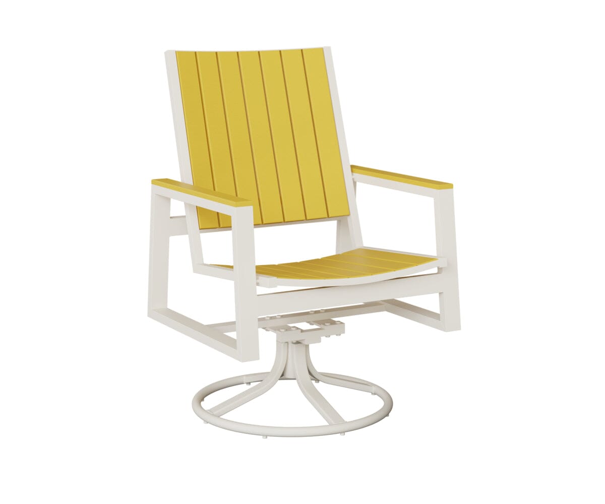 Vida Poly Swivel Rocker Dining Chair Dining Chairs Rockwood Outdoor Furniture 