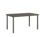 Vida 44"x73" Table - Aluminum Top - Bar Rockwood Outdoor Furniture Graphite 