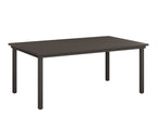 Vida 44"x73" Table - Aluminum Top - Dining Rockwood Outdoor Furniture Granite Speckle 