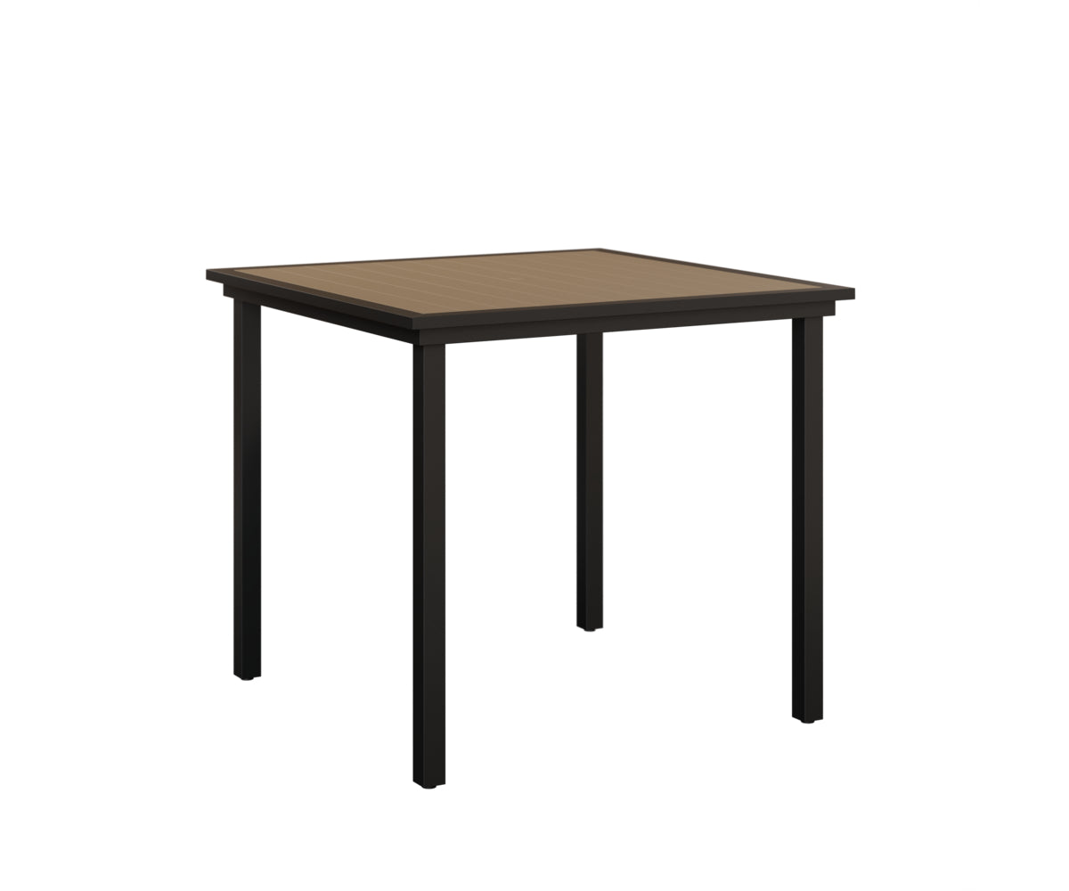 Vida 44" Square Table - Poly Top - Bar