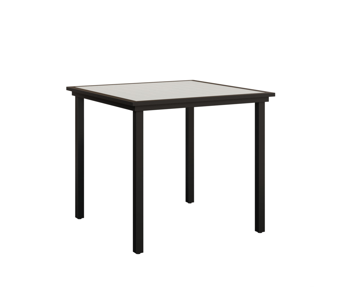 Vida 44" Square Table - Poly Top - Bar