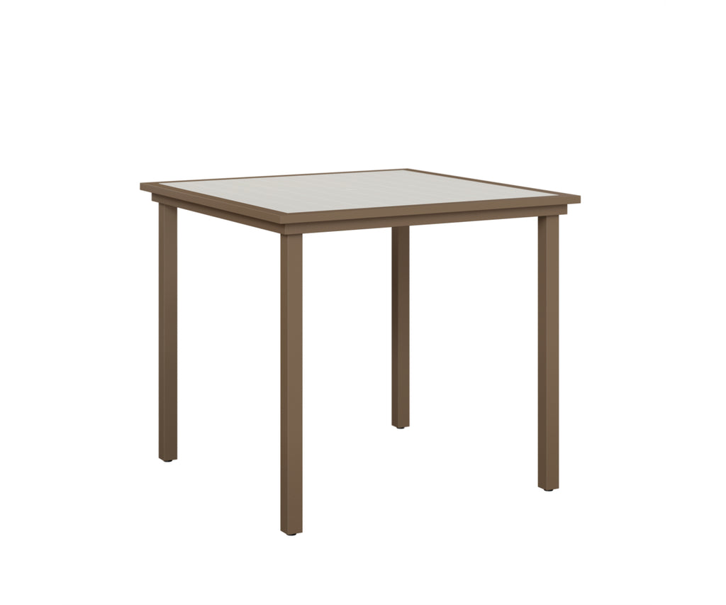 Vida 44" Square Table - Poly Top - Bar