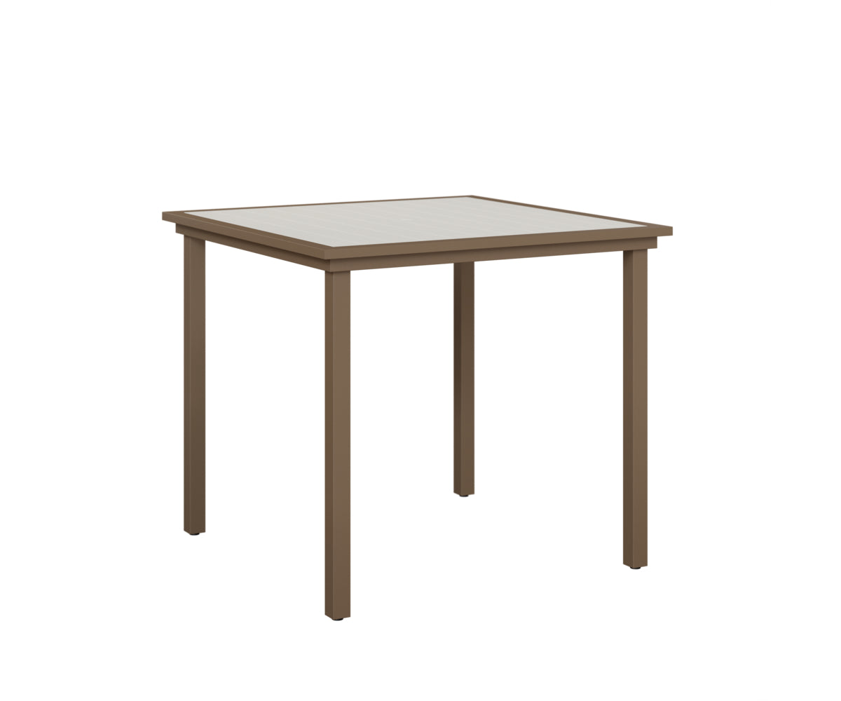 Vida 44" Square Table - Poly Top - Bar