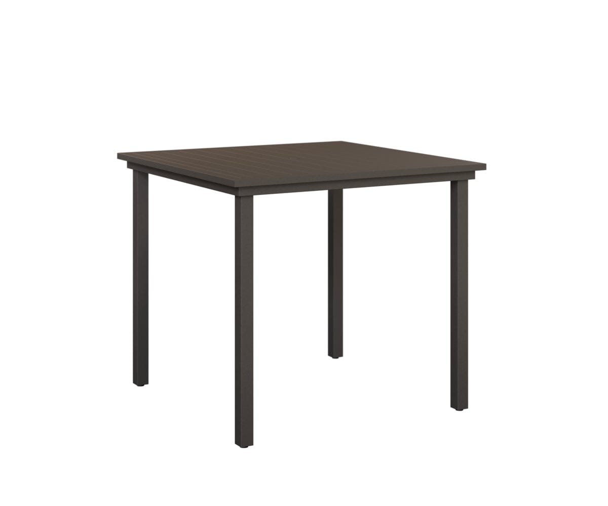 Vida 44" Square Table - Aluminum Top - Bar Rockwood Outdoor Furniture 