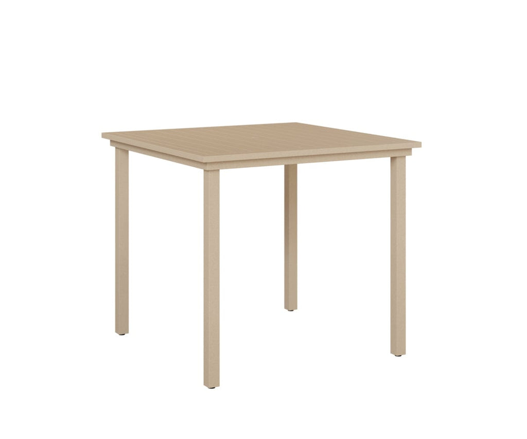 Vida 44" Square Table - Aluminum Top - Bar Rockwood Outdoor Furniture 