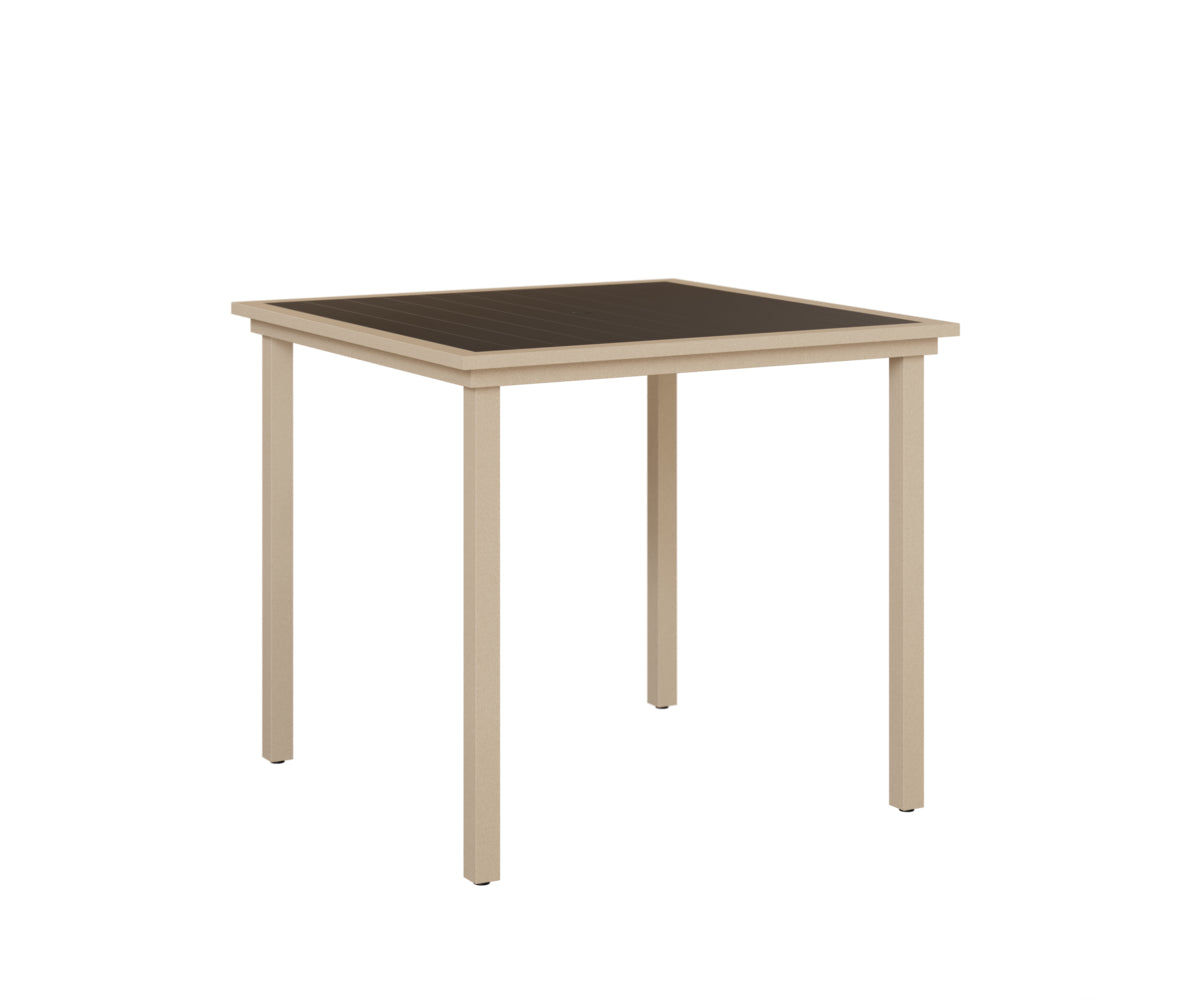 Vida 44" Square Table - Poly Top - Bar