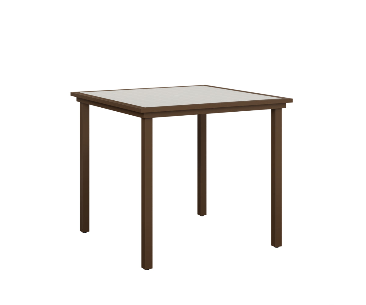 Vida 44" Square Table - Poly Top - Bar