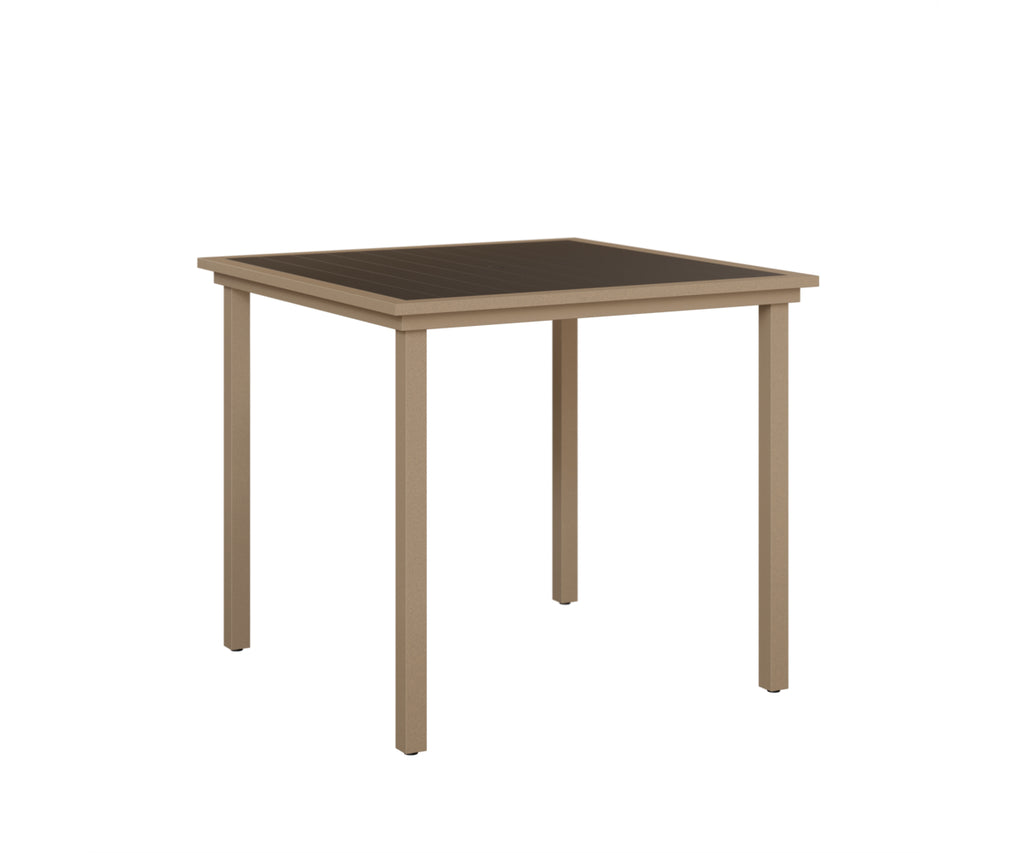 Vida 44" Square Table - Poly Top - Bar
