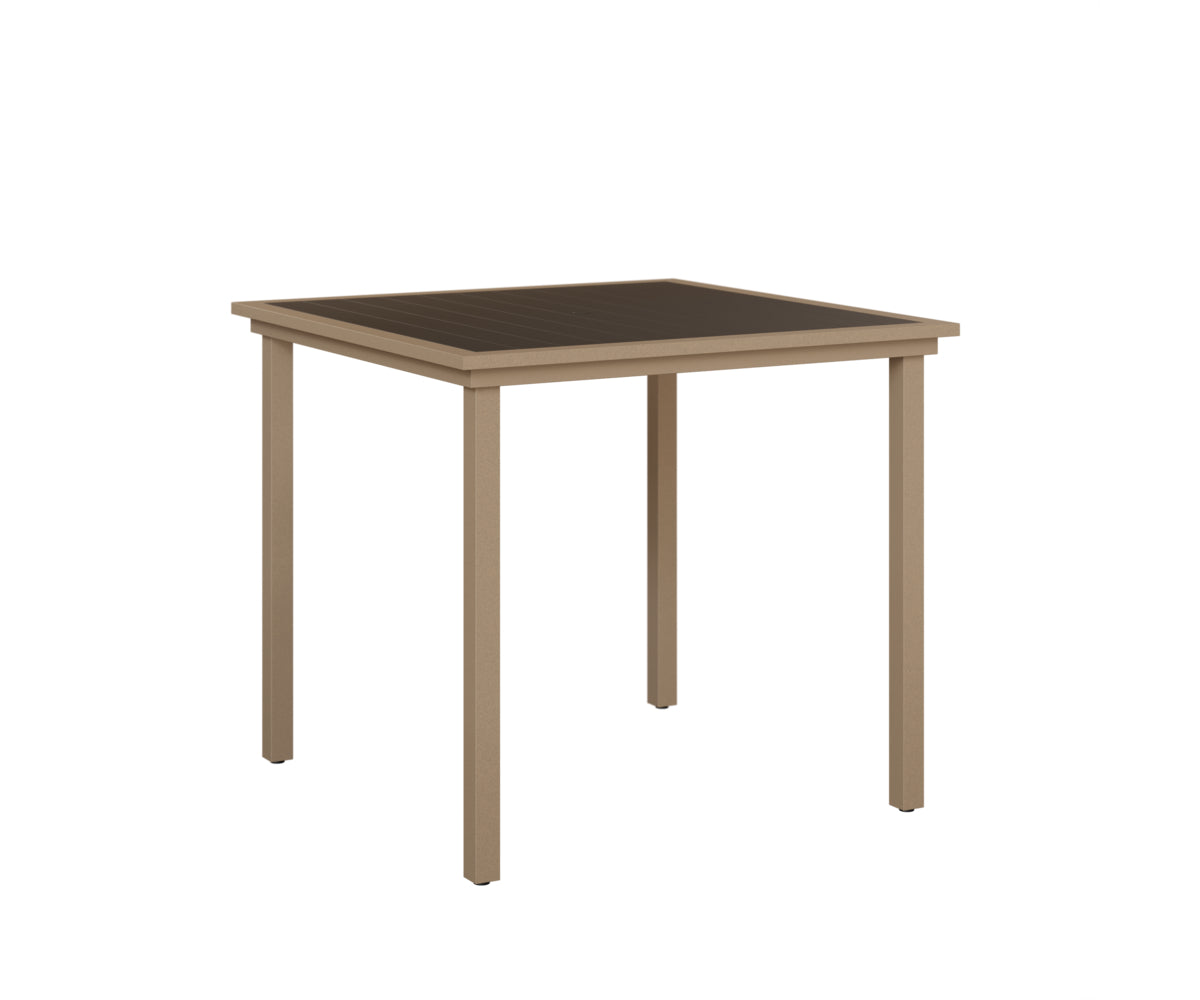 Vida 44" Square Table - Poly Top - Bar