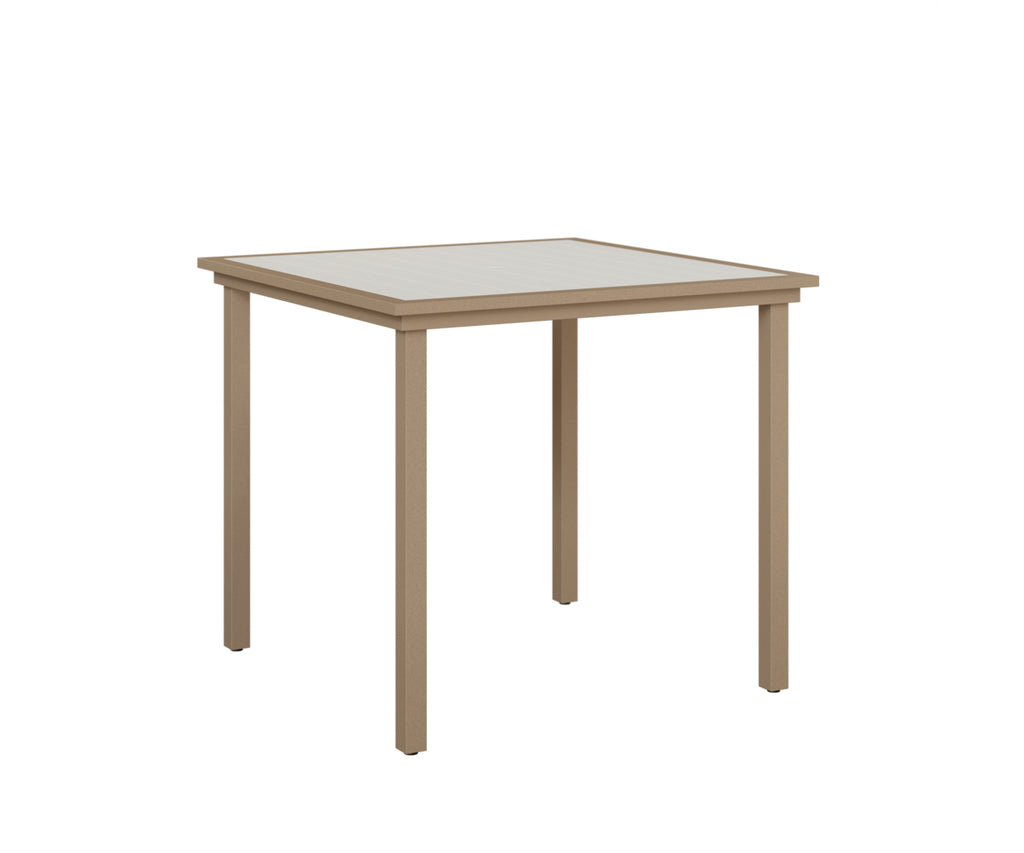 Vida 44" Square Table - Poly Top - Bar